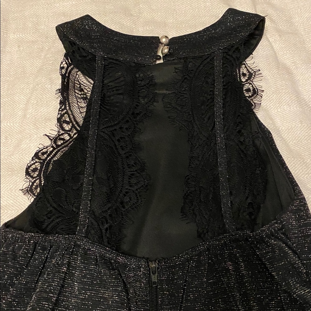 Dry goods black and silver dress